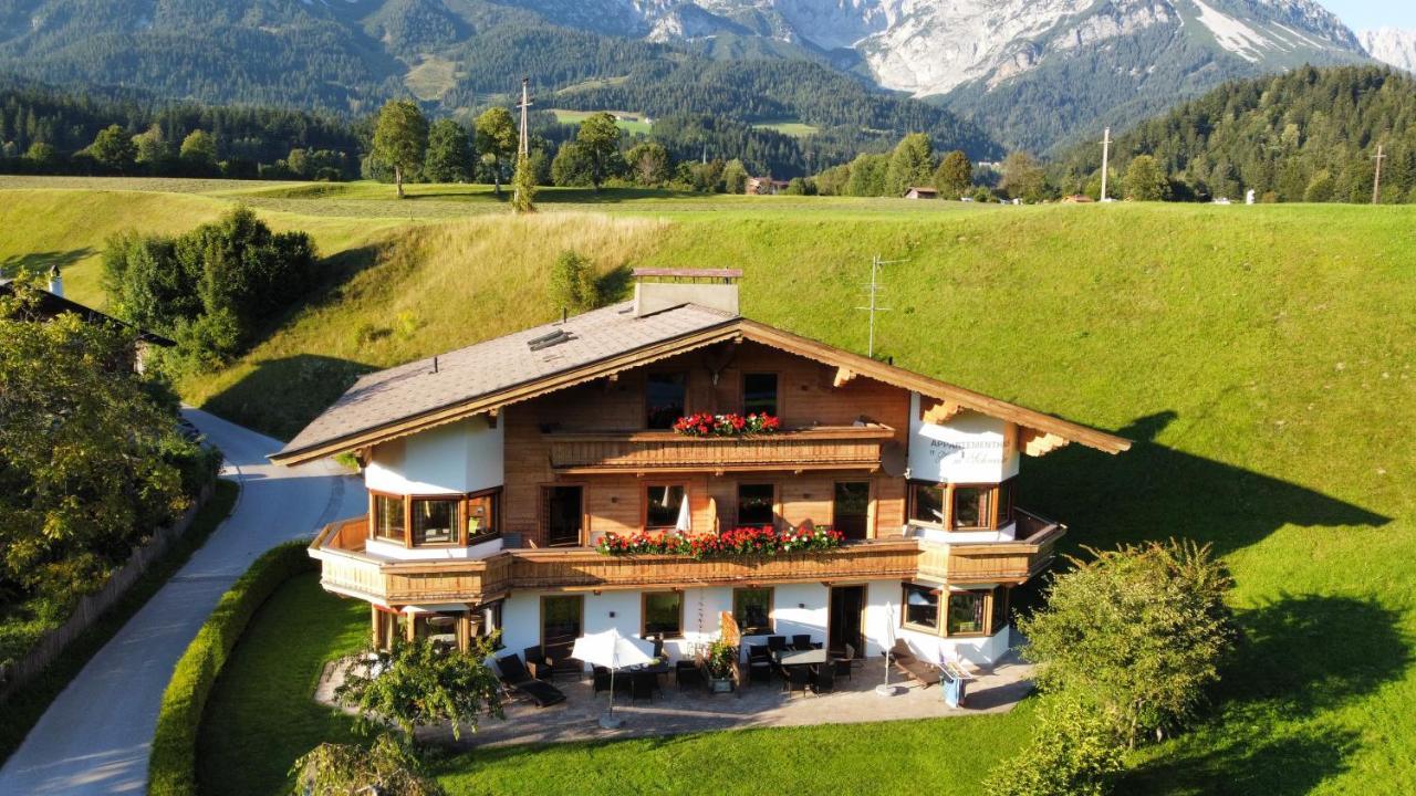 Appartementhaus Zum Schneider Scheffau am Wilden Kaiser Exteriör bild